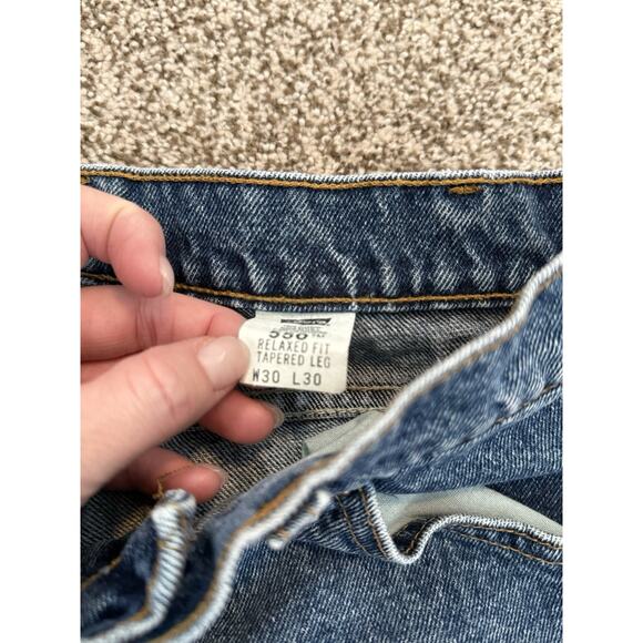 Levi's Men's Straight Jeans - Classic Blue - Picture 6 of 9